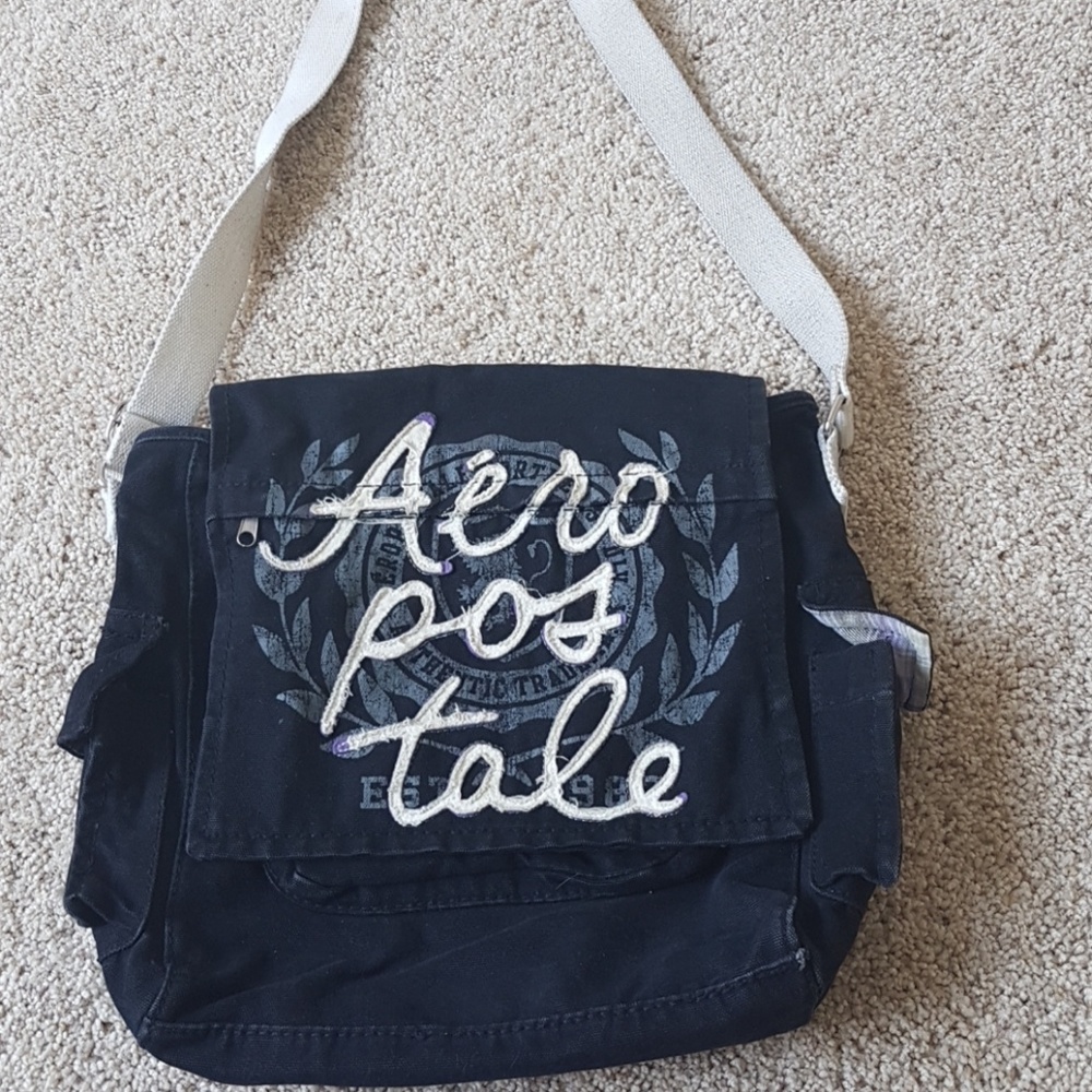 Aeropostale Canvas Messenger Bag